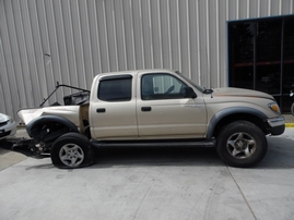 2003 TOYOTA TACOMA PRERUNNER SR5 GOLD DOUBLE 3.4L AT 2WD Z17671